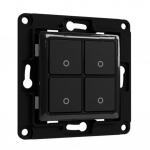 Shelly - Home Shelly Accessories &ldquo;Wall Switch 4 Wall Switch 4-Way Black