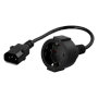 Powerwalker - PowerWalker IEC Safety contact Adapterc. C14 - CEE 7/3 (Typ F)