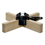 Krinner - Krinner Kopenhagen 2,5 m / 12 cm Christmas Tree Stand Oak