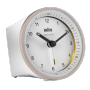 Braun - BC 07 PW-DCF wireless alarm clock pink and white