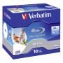 Verbatim - 1x10 Verbatim BD-R Blu-Ray 50GB 6x Speed printable Jewel Case