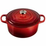 Le Creuset - Signature Br�ter rund 20 cm kirschrot