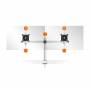 Durable Monitorhalterung F�r 2 Monitore Tischklemme Sil 7