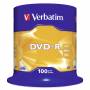Verbatim - 1x100 Verbatim DVD-R 4,7GB 16x Speed, matt silver
