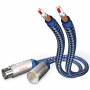In -Akustik - Inakustik 00405007 audio cable 0.75 m XLR Blue,Silver