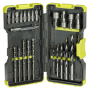 Ryobi - Ryobi RAK30MIX 30 Piece Mixed Bit Set