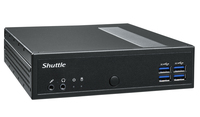 Shuttle - Shuttle XPC slim Barebone DL30N, Intel N100, 1x DDR5, 2x LAN (2x 2.5Gbit), 2xCOM,1xHDMI,1xDP, 1x VGA, fanless, 24/7 permanent operation