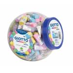 Gomme - Giotto Pastel eraser Thermoplastic elastomer (TPE) Green, Yellow, Blue, Pink, Violet 120 pc(s)
