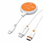 J5 Create - j5create JVAW62 ScreenCast USB-C� Wireless Display HDMI&trade; Extender, White and Orange