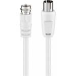 Wentronic - Wentronic AKFC 150 1.5m 1.5m F coaxial White coaxial cable