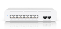 Ubiquiti - Ubiquiti UniFi Pro XG 8 PoE Managed L2/L3 10G Ethernet (100/1000/10000) Power over Ethernet (PoE) Grey 