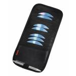 Hama - Syscase Sun Visor-CD/DVD 保护壳-12 张 CD/DVD-Polytex-黑色 (017327)