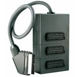 &nbsp;"Schwaiger Scart-verteiler 3-fach Schwarz-Schwaiger SCV7030 533 video distributor 1x SCART-Schwaiger-Adapter/Cable"