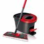 Vileda - Vileda 140827 mopping system/bucket Single tank Black,Red