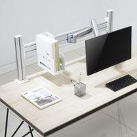 Inline - INLINE Slatwall - cable holder - table mountable (pack of 2)