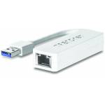 Trendnet - Trendnet TU3-ETG USB 3.0 RJ-45 White cable interface/gender adapter