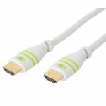 Techly - Techly 5m High Speed ​​HDMI Cable with Ethernet A/A M/M White ICOC HDMI-4-050WH