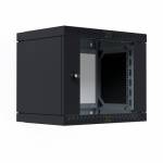 Efb 19 Wandgeh�use X-rack Mit Glast�r 400-600mm 9 - EFB Elektronik WGX-0906TS.G1 rack cabinet 9U Wall mounted rack Black 