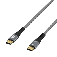 Efb Usb-c Kabel 100w Pd 3.0 5a E-marker Chip 3m Grau - EFB Elektronik USB-CC-00004 USB cable USB 2.0 3 m USB C Black, Grey 