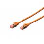 Digitus Professional - Digitus DK-1644-010/OR 1m Cat6 S/FTP (S-STP) Orange networking cable