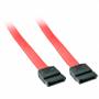 Lindy - Lindy 33323 0.2m SATA 7-pin SATA 7-pin Red SATA cable