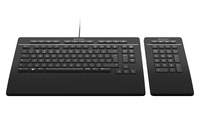 3d Connexion - 3Dconnexion Pro with Numpad keyboard USB + RF Wireless + Bluetooth QWERTZ Swiss Black