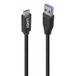 Lindy - Lindy 36971 USB cable USB 3.2 Gen 2 (3.1 Gen 2) 1 m USB A USB C Black 