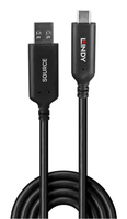 Lindy - Lindy 10m USB 3.2 Gen 1 Type A to C Fibre Optic Hybrid Cable 