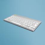 R-go - R-Go Tools Compact Break RGOCODEWLWH keyboard Bluetooth QWERTZ German White