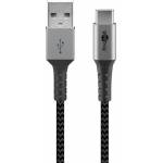 Goobay - Goobay 49297 USB cable 2 m USB 2.0 USB C USB A Black, Grey