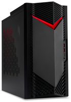 Acer - Acer Nitro 50 (N50-660) Intel Core Ultra 7 265F 32 GB DDR5-SDRAM 1 TB SSD NVIDIA GeForce RTX 5060 Windows 11 Home Desktop PC Black, Red 