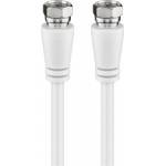 &nbsp;"Wentronic-Goobay SAT Antenna Cable Class A+ >95 dB 3x Shielded 3 m White - F Plug > F Plug (Fully Shielded) -Wentronic-Hardware/Electronic"