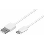 Wentronic - 59132 3m USB A USB C M�nnlich M�nnlich Wei� USB Kabel (59132)