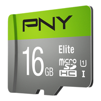 Pny Electronics - PNY Elite microSDHC 16GB UHS-I Class 10 