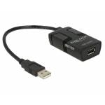 Delock - DeLOCK 62588 USB 2.0 A USB 2.0 A, DC Black cable interface/gender adapter