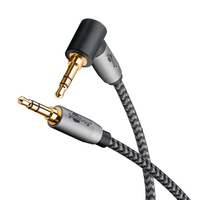 Wentronic - Goobay 65277 audio cable 0.5 m 3.5mm TRS Black, Silver