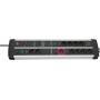Brennenstuhl - Brennenstuhl 1392000230 power extension 3 m 11 AC outlet(s) Indoor Black,Silver