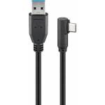 Wentronic - Wentronic 66504 USB cable 3 m 2.0/3.2 Gen 1 (3.1 Gen 1) USB C USB A Black