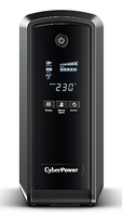 Cyber Power - CyberPower CP900EIPFCLCD uninterruptible power supply (UPS) Line-Interactive 0.9 kVA 540 W 6 AC outlet(s) 
