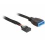 Delock - DeLOCK 83281 USB 3.0 USB 2.0 Black cable interface/gender adapter