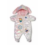 Zapf Creation - BABY born Winter Suit Cream 43cm Doll playsuit 