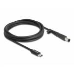 Delock - DeLOCK 87972 power cable Black 1.5 m USB C 7.4 x 5 mm