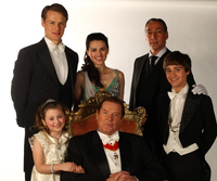 Sir Roger Moore, Katie Mcgrath, Michael Damian, Mark Thomas,  1