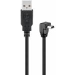 Wentronic - USB A-mini-USB-B 90 angle, cable