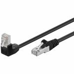 Wentronic - Patch cable RJ-45 plug 90 > RJ-45 connector