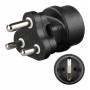 Wentronic - Goobay NK SET CEE7 - SA Type F Black power plug adapter
