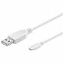 Wentronic - Goobay USB 2.0 A/micro-B 0.6m 0.6m USB A Micro-USB B Male Male White USB cable